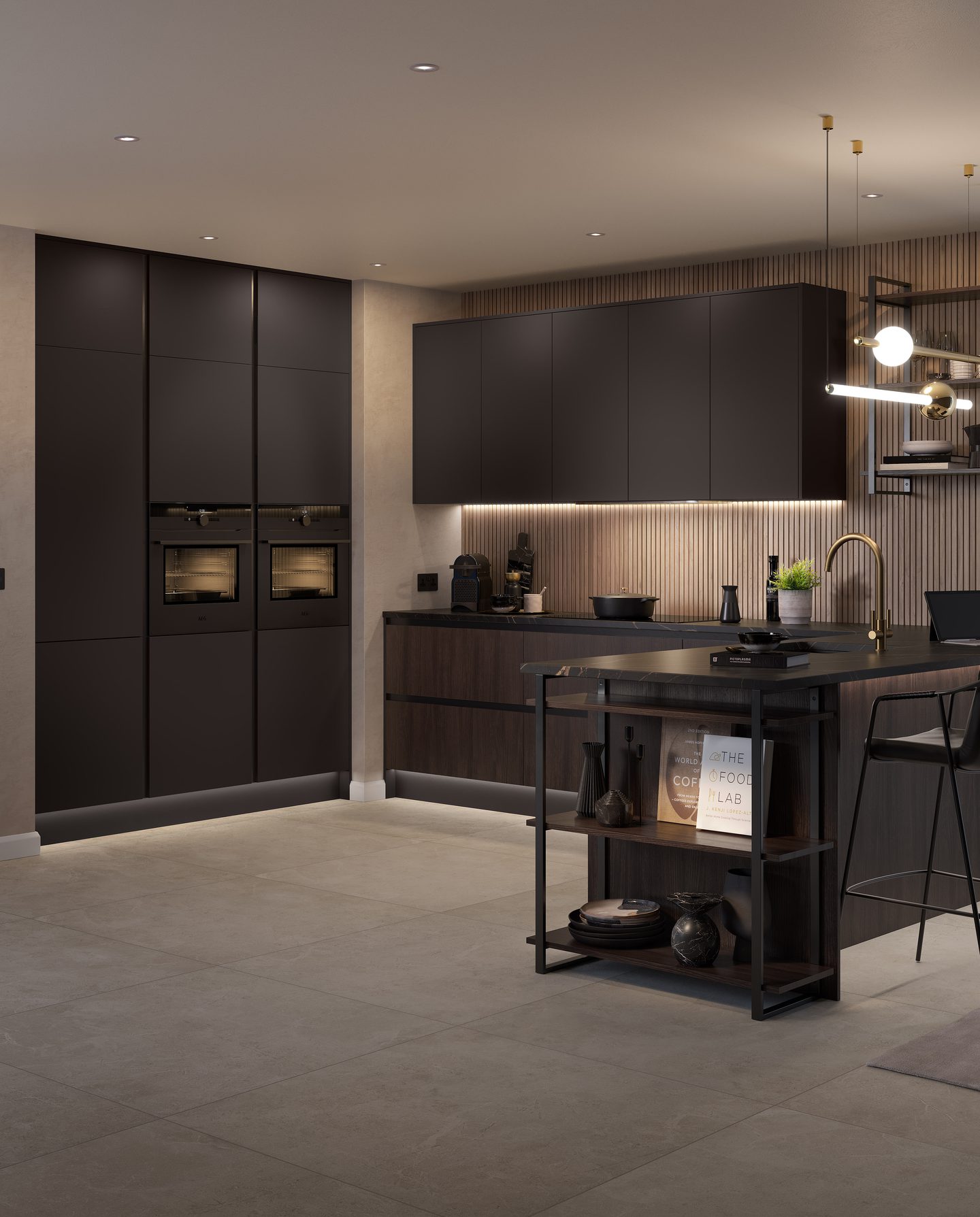 Wenge | Woodgrain Finish | Omega Kitchens